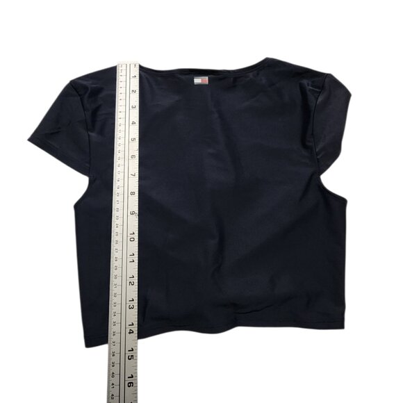 Tommy Hilfiger Women's Tank Top & bikini Bottom swimsuit Medium Navy - Picture 6 of 13